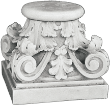 furniture objects to be reconstructed in marble, marble furnishing items rebuilt