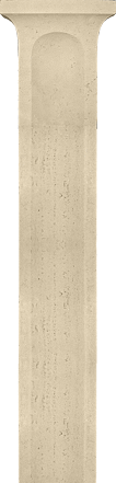 colonne e lesene in travertino/pietra ricomposta